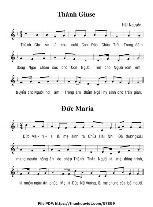Đức Maria - Hải Nguyễn - trang 1
