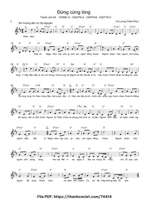 Đừng cứng lòng - Vũ Lương Thiên Phúc - trang 1