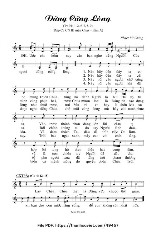 Đừng cứng lòng - Mi Giáng - trang 1