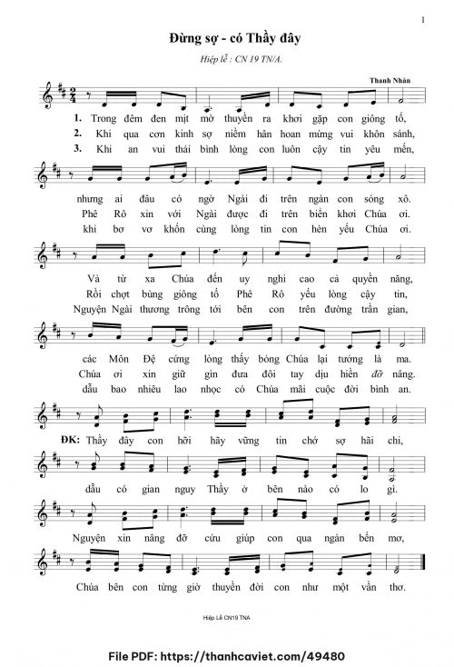 Đừng sợ có Thầy đây - Thanh Nhàn - trang 1