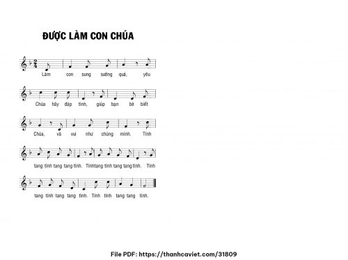 Được làm con Chúa - Chưa biết - trang 1
