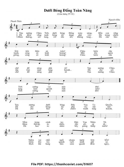Dưới bóng Đấng toàn năng - Nguyên Kha - trang 1