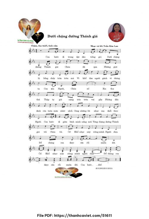 Dưới chặng đường Thánh Giá - Trần Kim Lan - trang 1