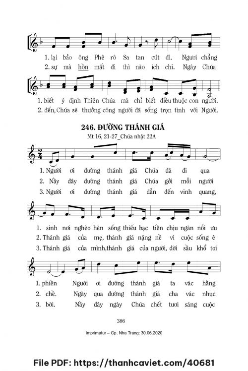 Đường Thánh Giá [CN22 TNA] – - Lm. Mi Trầm - trang 1