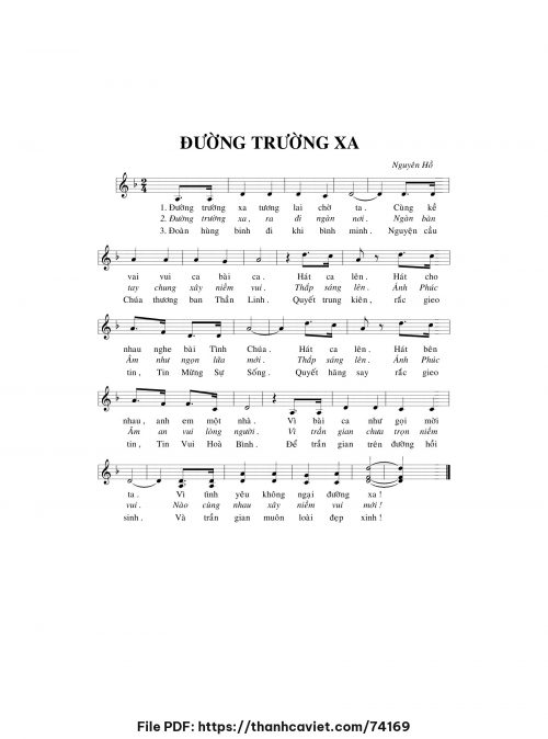 Đường trường xa - Nguyên Hồ - trang 1