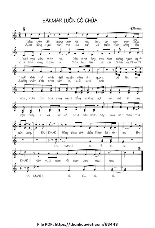 EaKmar luôn có Chúa - Vinam - trang 1