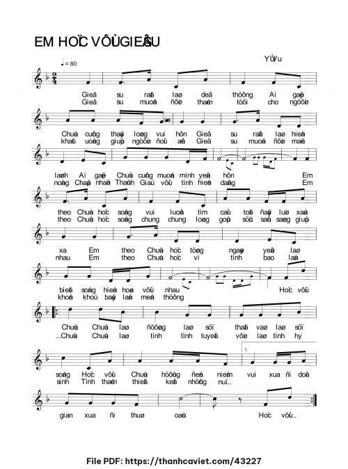 Em học với Giêsu - Ý Vũ - trang 1