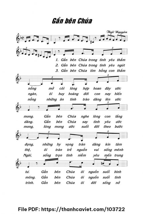 Gần bên Chúa - Lm. Thái Nguyên - trang 1
