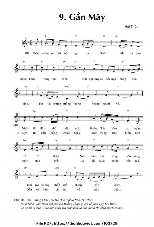 Gần mây - Hải Triều - trang 1