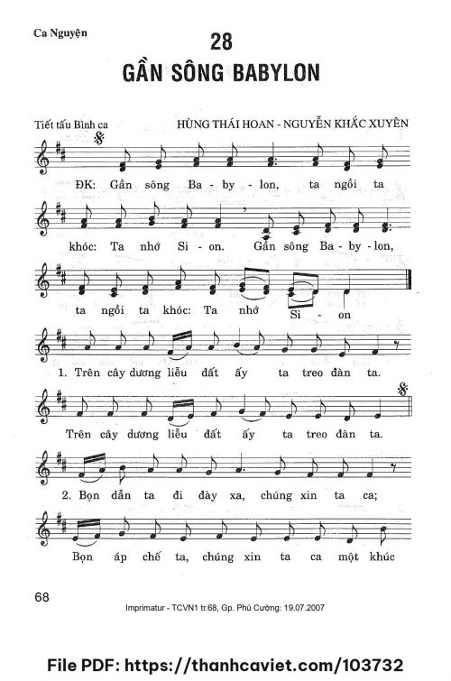 Gần sông Babylon - Hùng Thái Hoan - Nguyễn Khắc Xuyên - trang 1