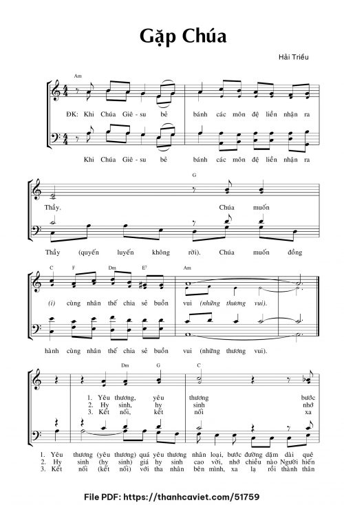 Gặp Chúa - Hải Triều - trang 1