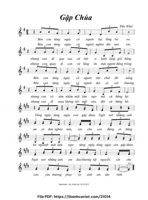 Gặp Chúa - Đức Khải - trang 1