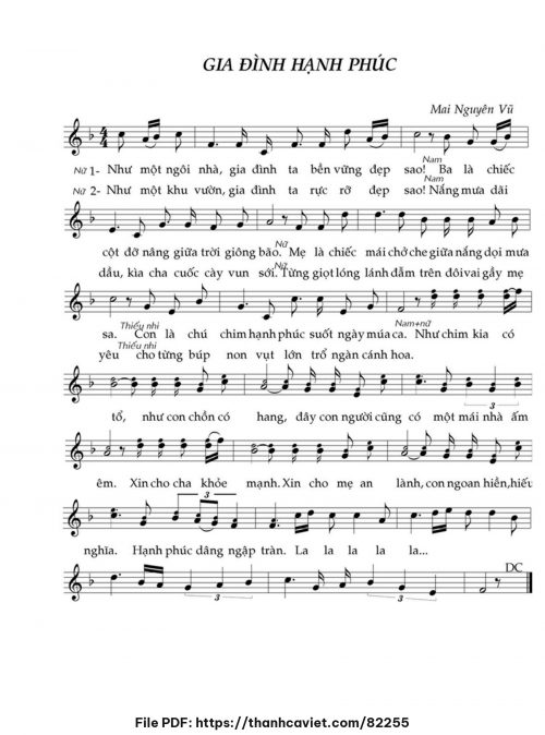 Gia đình hạnh phúc - Mai Nguyên Vũ - trang 1