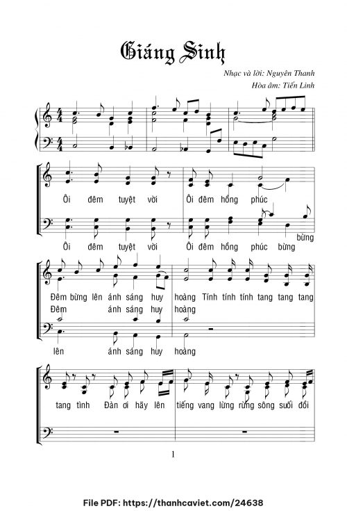 Giáng sinh - Tiến Linh - trang 1