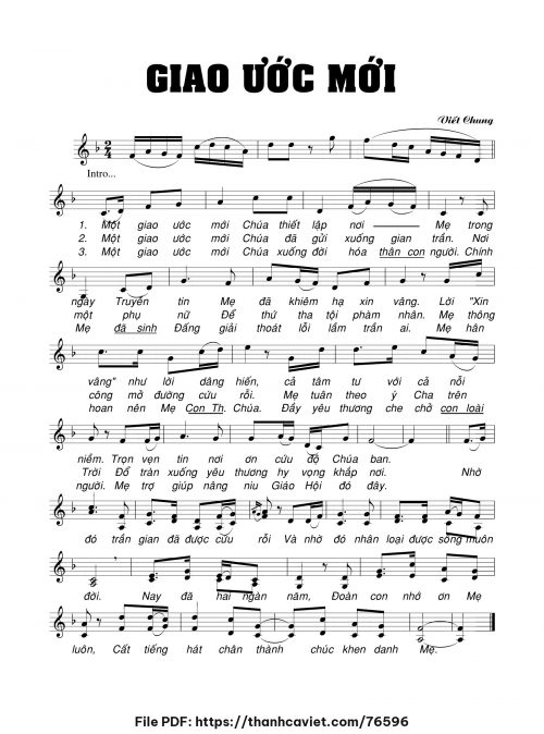 Giao ước mới - Viết Chung - trang 1