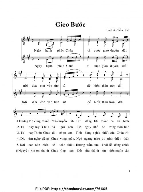 Gieo bước - Hải Hồ - Trần Định - trang 1
