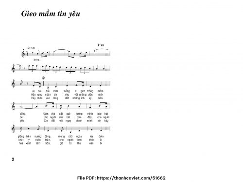 Gieo mầm tin yêu - Ý Vũ - trang 1