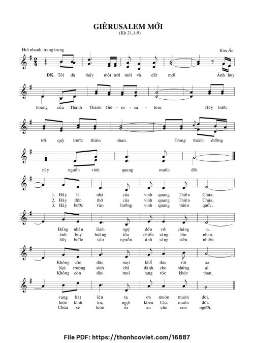 Giêrusalem mới - Kim Ân - trang 1