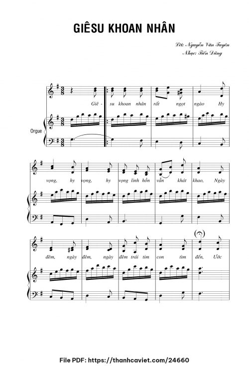 Giêsu khoan nhân - Tiến Linh - trang 1