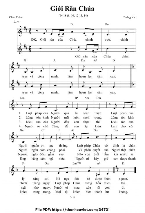 Giới răn Chúa - Tường Ân - trang 1