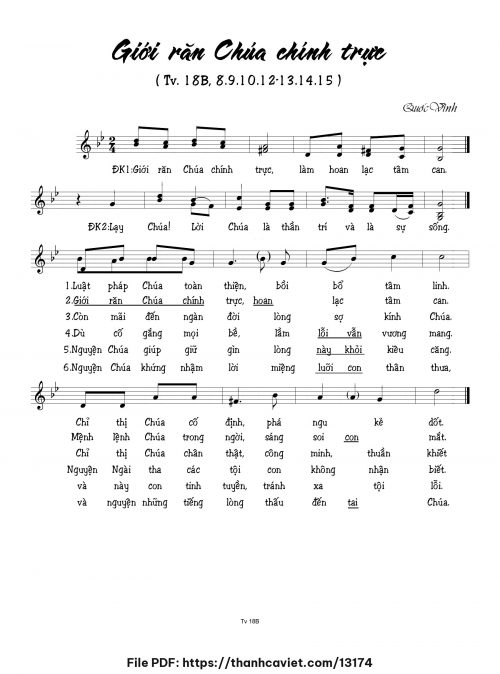 Giới răn Chúa chính trực - Quốc Vinh - trang 1