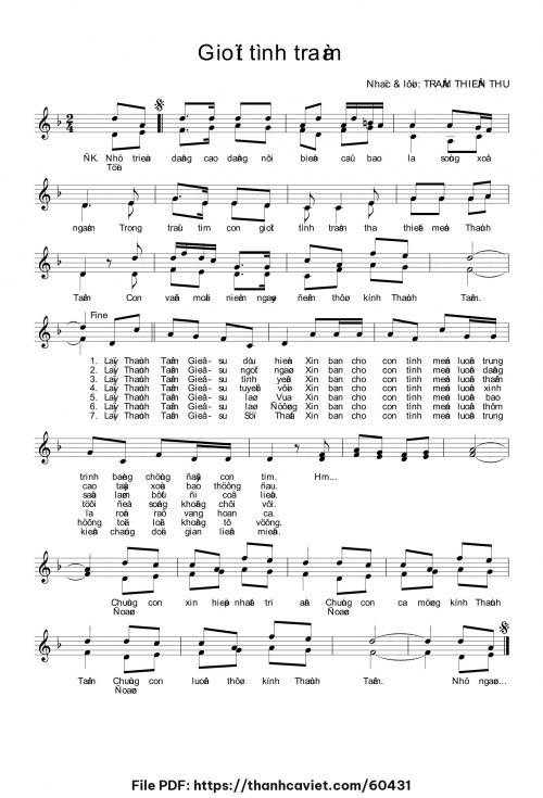 Giọt tình trầm - Trầm Thiên Thu - trang 1