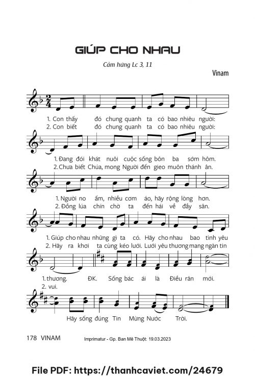Giúp cho nhau - Vinam - trang 1