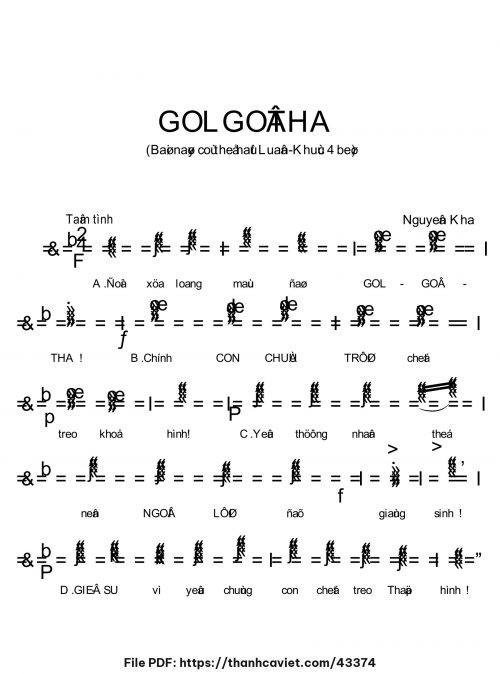Golgôtha - Nguyên Kha - trang 1