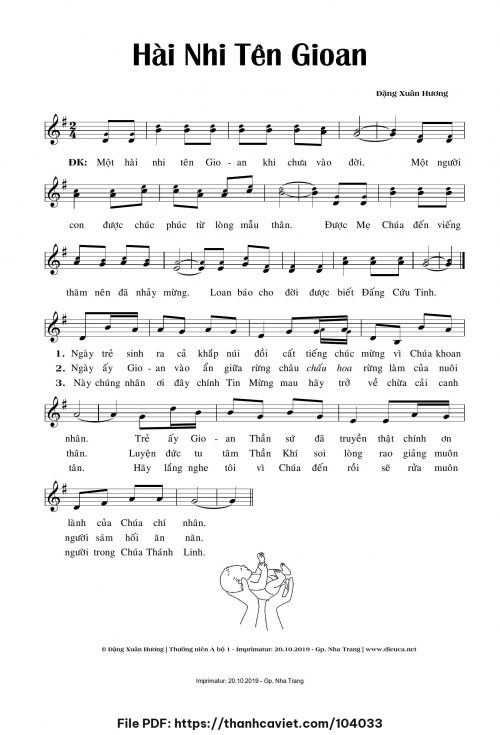 Hài nhi tên Gioan - Đặng Xuân Hương - trang 1