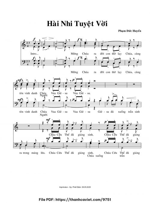 Hài Nhi tuyệt vời - Phạm Đức Huyến - trang 1