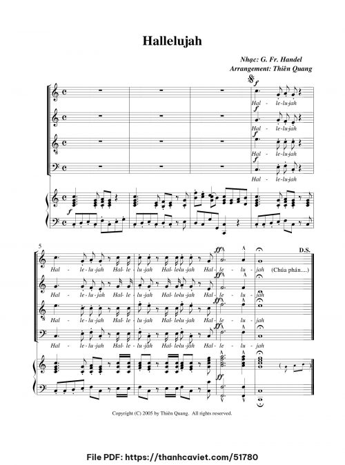 Halleluyah - Thiên Quang - trang 1