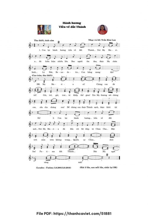 Hành hương tiến về đất Thánh - Trần Kim Lan - trang 1