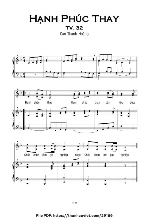 Hạnh phúc thay - Cao Thanh Hoàng - trang 1