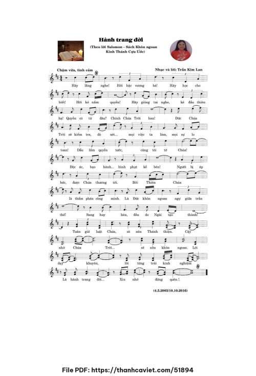 Hành trang đời - Trần Kim Lan - trang 1