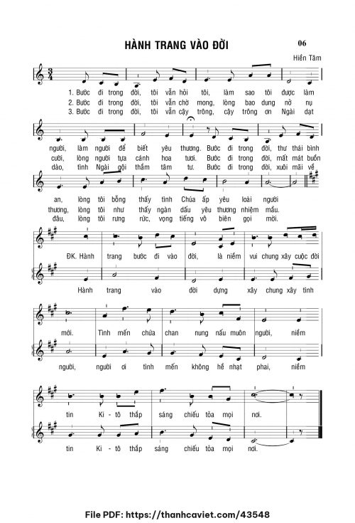 Hành trang vào đời - Hiền Tâm - trang 1