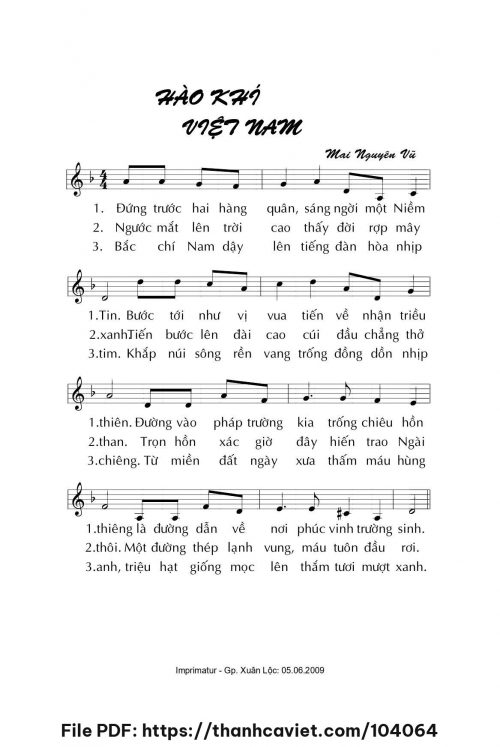 Hào khí Việt Nam - Mai Nguyên Vũ - trang 1