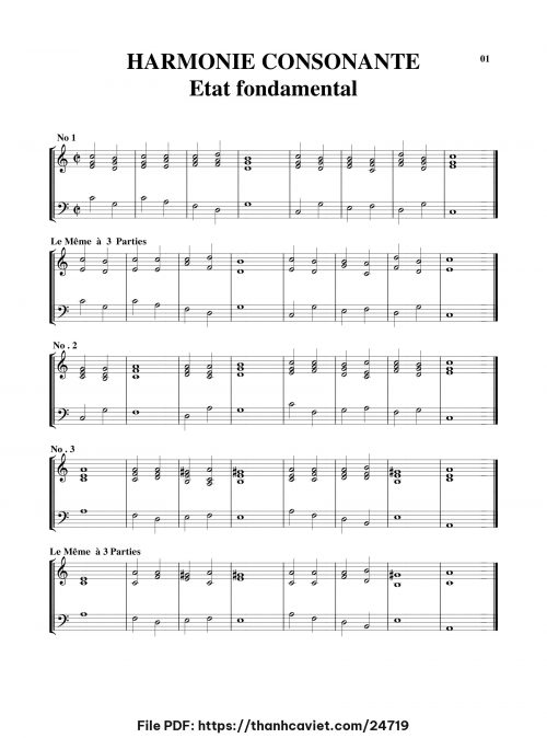 Harmonie Consonante - Nhạc quốc tế - trang 1