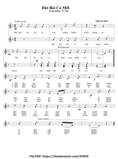 Hát bài ca mới - Nguyên Kha - trang 1