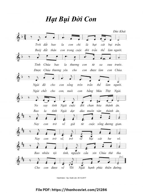 Hạt bụi đời con - Đức Khải - trang 1