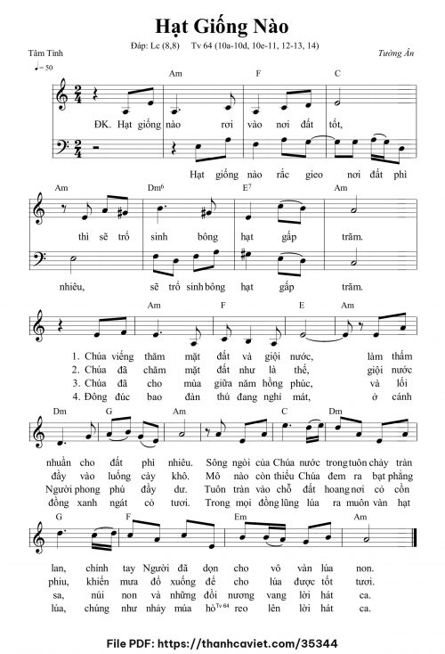 Hạt giống nào - Tường Ân - trang 1