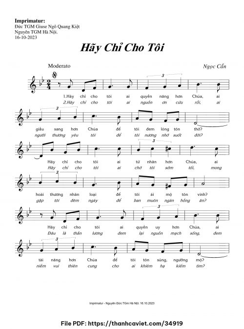 Hãy chỉ cho tôi - Ngọc Cẩn - trang 1