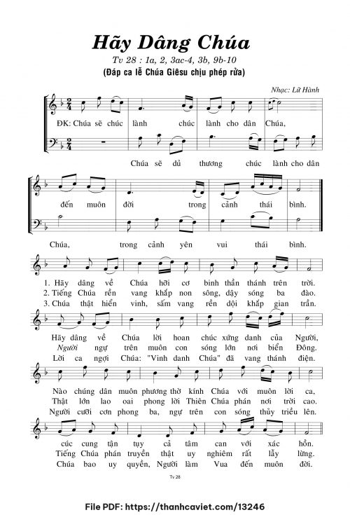 Hãy dâng Chúa - Lữ Hành - trang 1