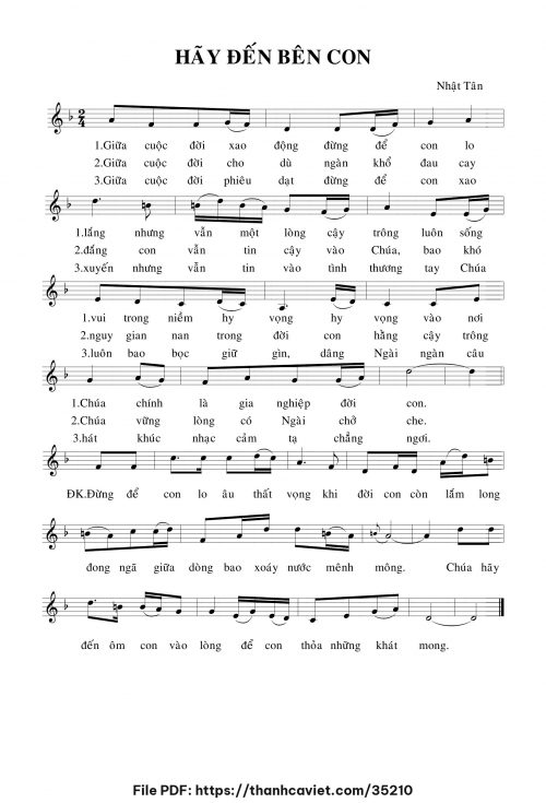 Hãy đến bên con - Nhật Tân - trang 1