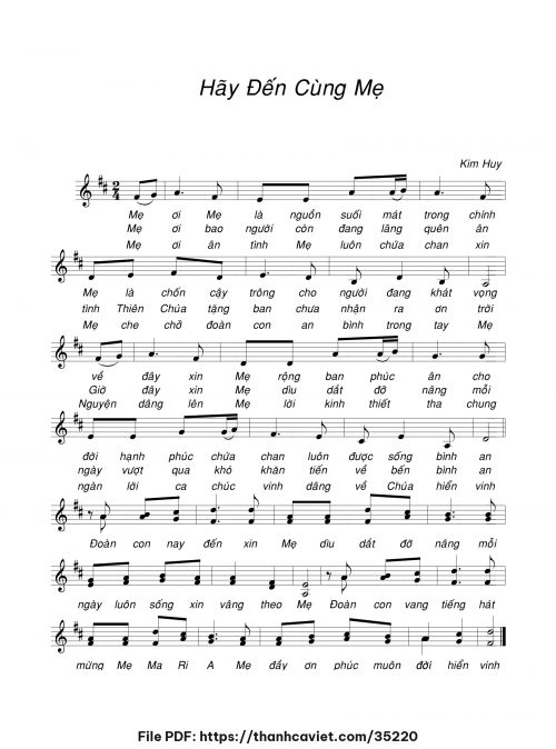 Hãy đến cùng Mẹ - Kim Huy - trang 1