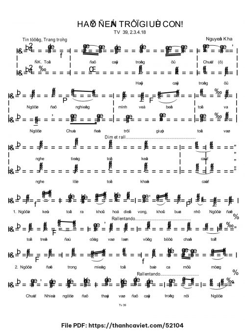 Hãy đến trợ giúp con - Nguyên Kha - trang 1