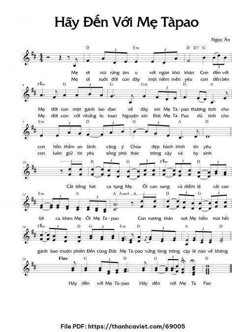 Hãy đến với Mẹ TàPao - Ngọc Ân - trang 1