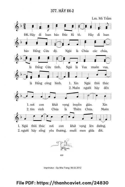 Hãy đi 2 - Lm. Mi Trầm - trang 1