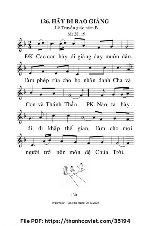Hãy đi rao giảng [Lễ Truyền Giáo năm B] – - Lm. Mi Trầm - trang 1