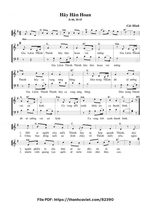 Hay hân hoan - Cát Minh - trang 1