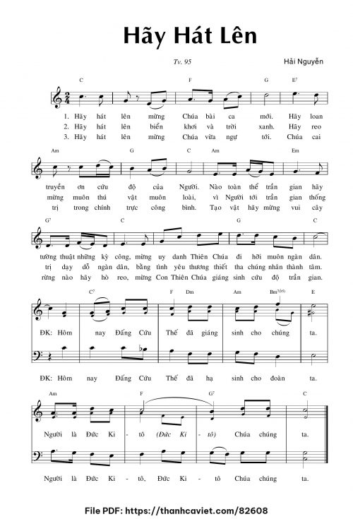 Hãy hát lên - Hải Nguyễn - trang 1